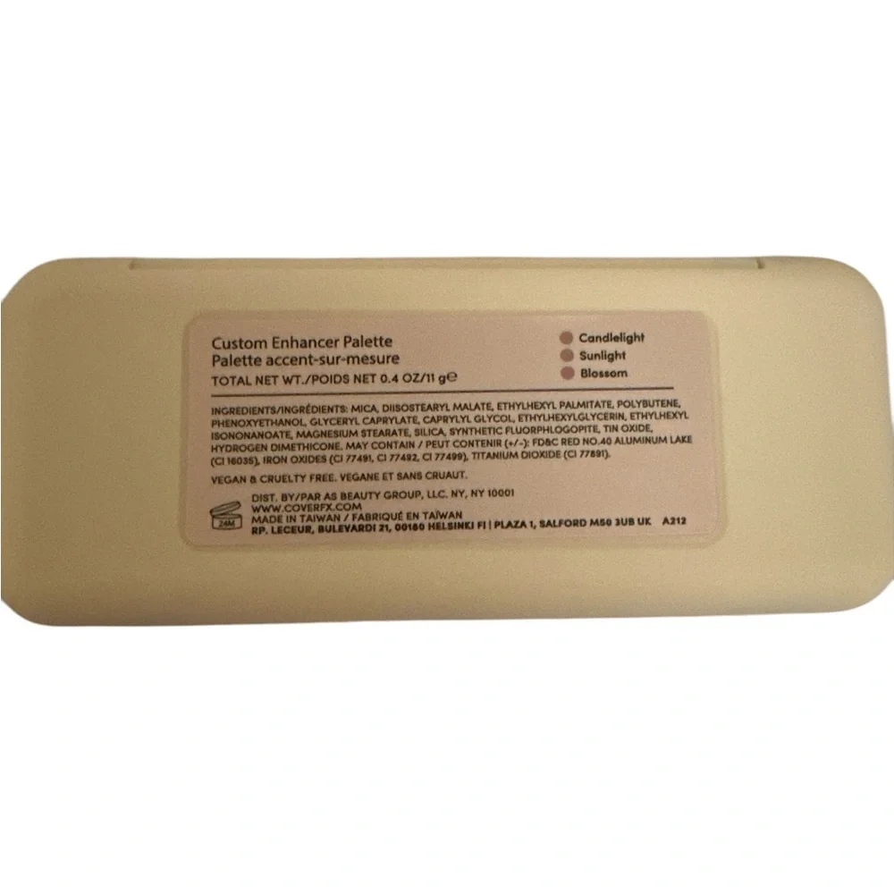 COVER FX ENHANCER PALETTE PINK GOLD HIGHLIGHTER